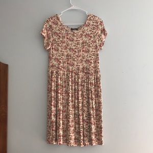 Floral Short Sleeve Dress